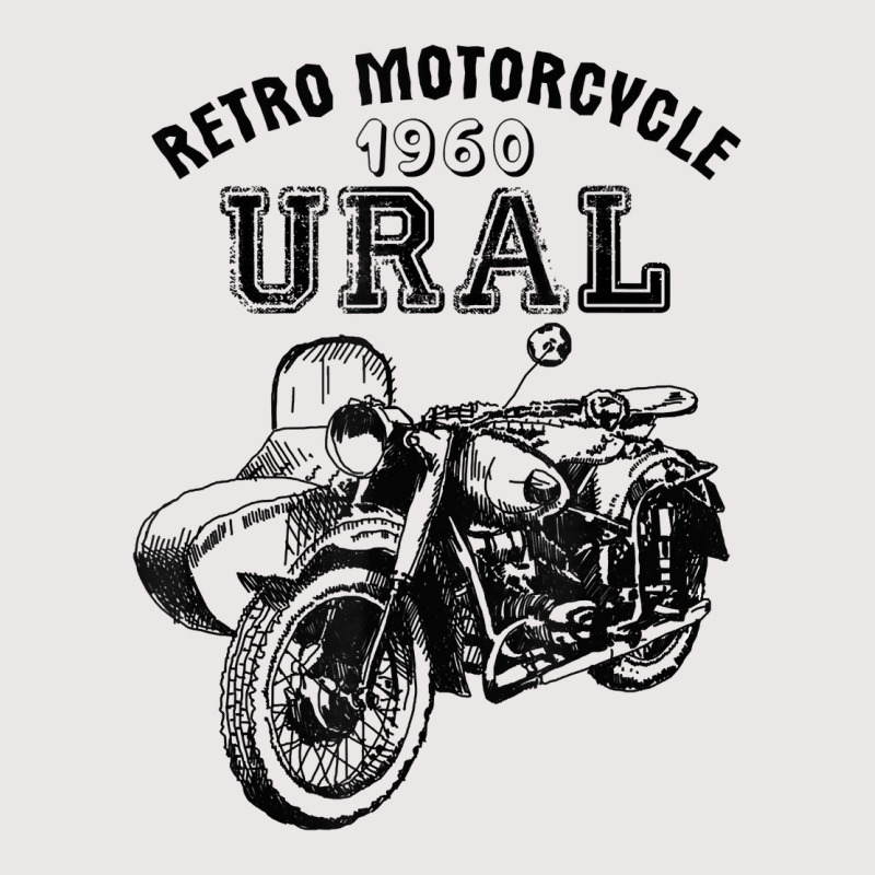 Retro Motorcycle Ural T Shirt   Vintage Sidecar Motorbike Pocket T-Shirt by ReagerAero | Artistshot