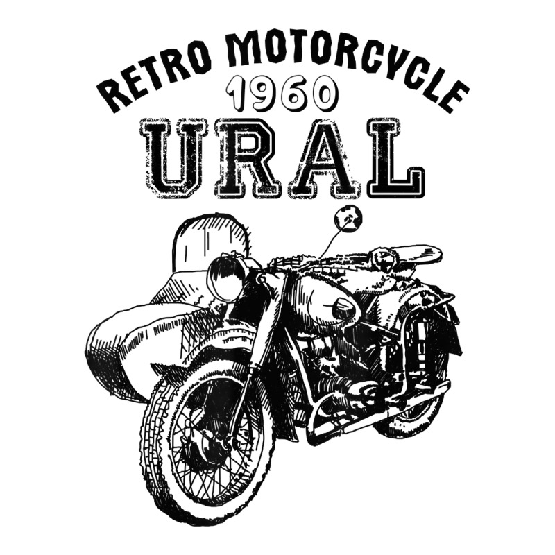 Retro Motorcycle Ural T Shirt   Vintage Sidecar Motorbike Unisex Hoodie by ReagerAero | Artistshot