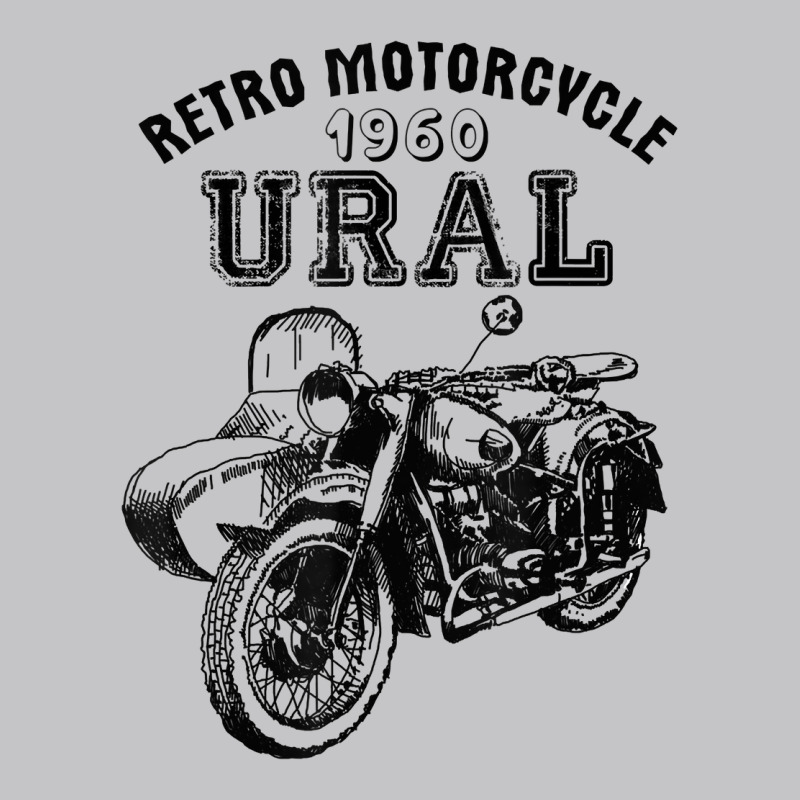 Retro Motorcycle Ural T Shirt   Vintage Sidecar Motorbike Baby Bodysuit by ReagerAero | Artistshot