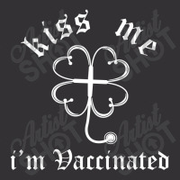 Kiss Me I'm Irish And Vaccinated Vintage Short | Artistshot