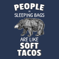 Bear People In Sleeping Bags Are Like Soft Tacos 33 Polar Panda Ladies Denim Jacket | Artistshot