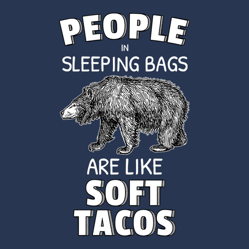 Bear People In Sleeping Bags Are Like Soft Tacos 33 Polar Panda Ladies Denim Jacket by circularflap | Artistshot