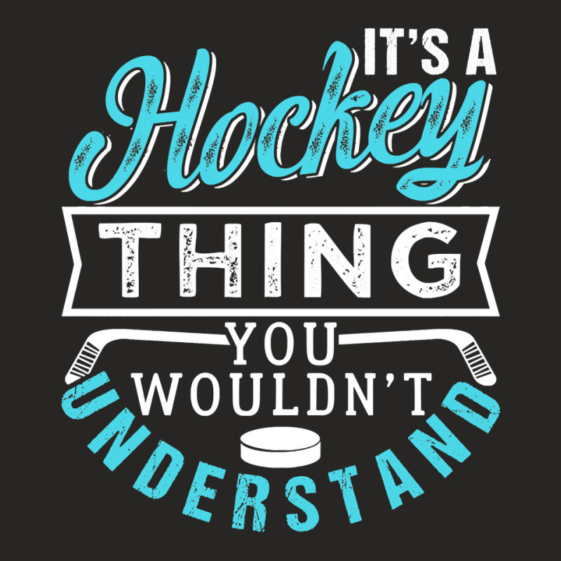 Hockey A Hockey Thing You Wouldnt Understand 379 Player Ladies Fitted T-Shirt by circularflap | Artistshot