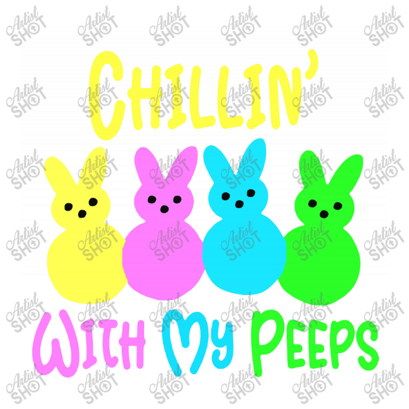 Chillin With My Peeps Cute Stainless Steel Insulated Water Bottle