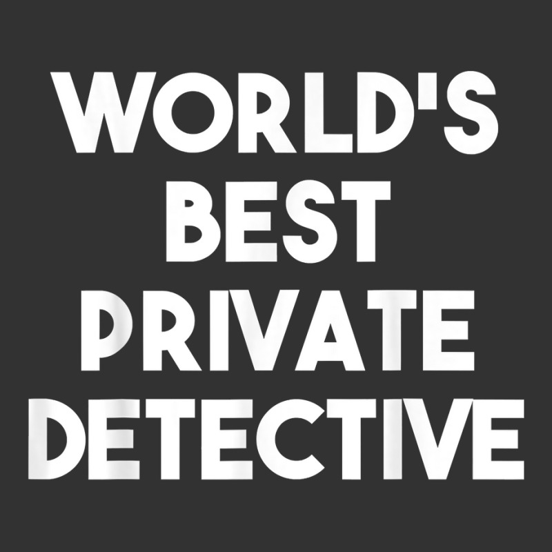 World's Best Private Detective   Funny T Shirt Baby Bodysuit by WarnekeRashae | Artistshot