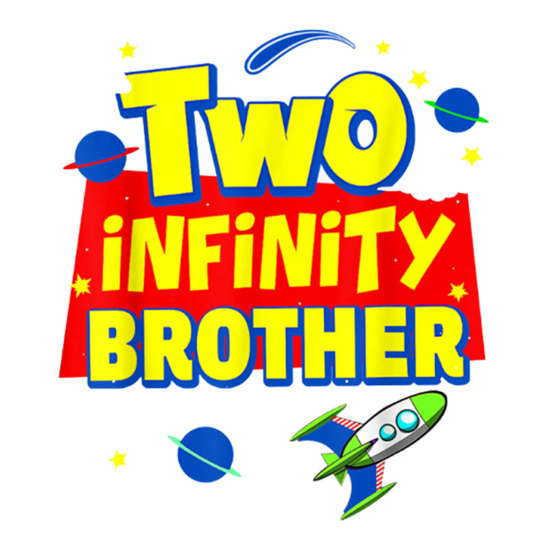 Brother Two Infinity And Beyond Birthday Decoration 2nd Bday Youth Zipper Hoodie by saterseim | Artistshot