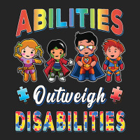 Autism Awareness Boy Abilities Outweigh Disabilities Teacher T Shirt Unisex Hoodie | Artistshot