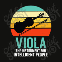 Viola The Instrument For Intelligent People Music Scorecard Crop Tee | Artistshot