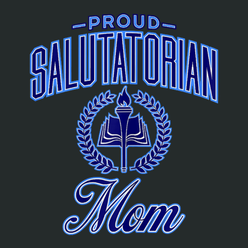 Womens Proud Salutatorian Mom Women's Triblend Scoop T-shirt by saterseim | Artistshot