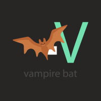 Cute Vampire Bat Kid's Ladies Fitted T-shirt | Artistshot