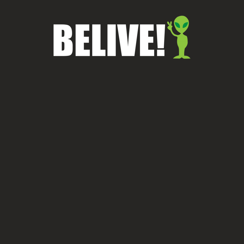 Believe Alien Ladies Fitted T-Shirt by Dony_store | Artistshot