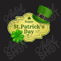 Leaf Green St Patricks Day Hat T-shirt | Artistshot