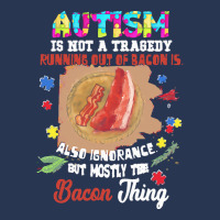 Autism Day 2021 Gift T  Shirt Autism Is Not Tragedy Running Out Of Bac Men Denim Jacket | Artistshot