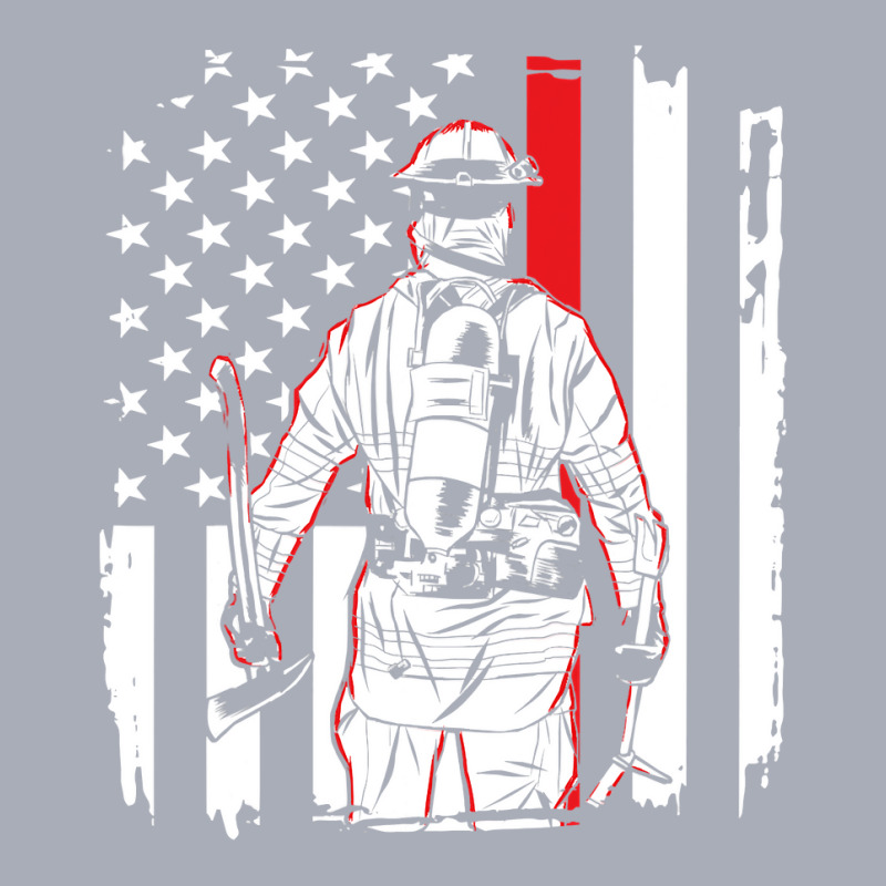 Firefighter Fireman American Flag Firefighter Fire Station Patriotic F Tank Dress by circularflap | Artistshot