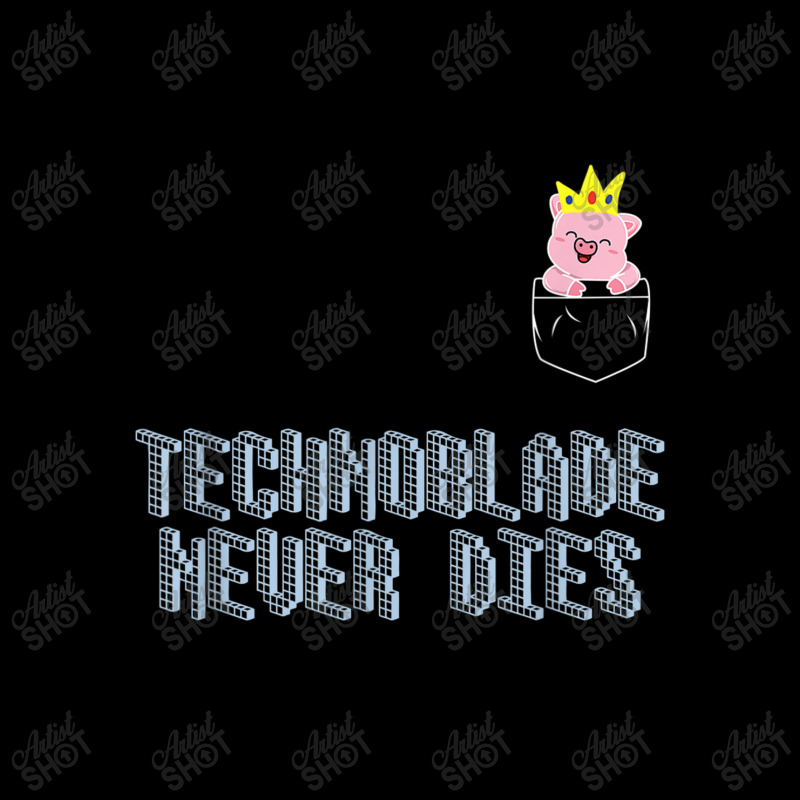 Technoblade Never Dies Cosplay Video Gamer Merch Black T-Shirt S-3XL
