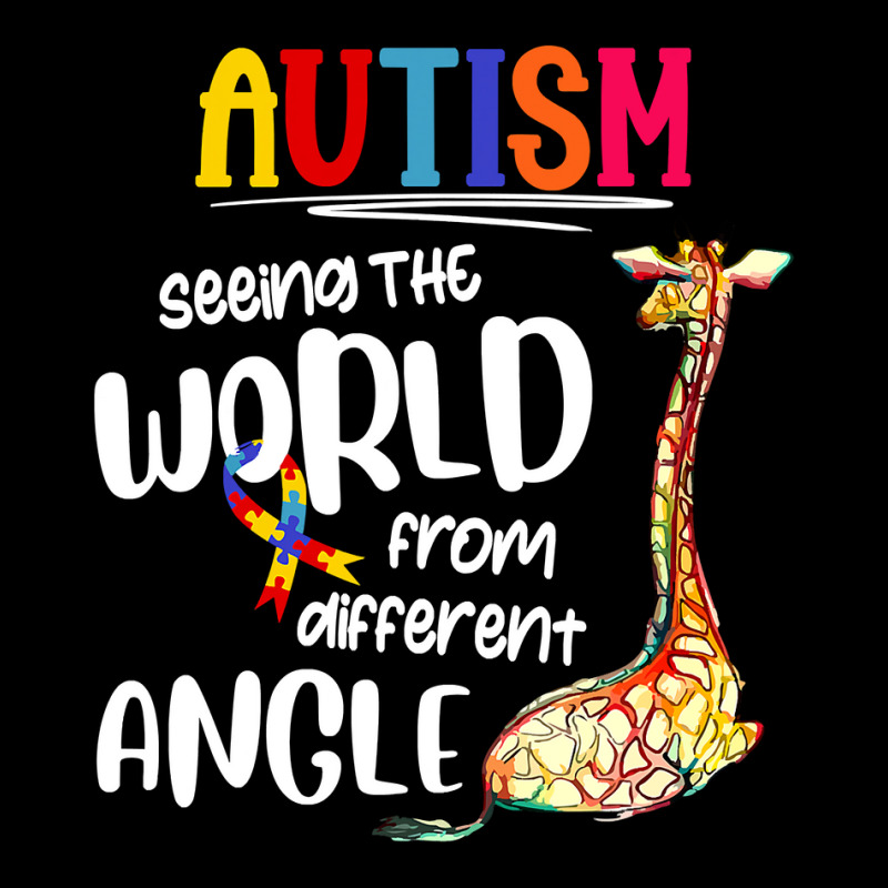 Autism Autistic Giraffe Autism Seeing The World From Different Angle 6 Pocket T-Shirt by circularflap | Artistshot