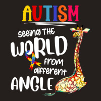 Autism Autistic Giraffe Autism Seeing The World From Different Angle 6 Tank Top | Artistshot