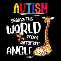 Autism Autistic Giraffe Autism Seeing The World From Different Angle 6 Zipper Hoodie | Artistshot