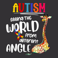 Autism Autistic Giraffe Autism Seeing The World From Different Angle 6 Vintage Hoodie | Artistshot