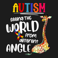 Autism Autistic Giraffe Autism Seeing The World From Different Angle 6 Hoodie & Jogger Set | Artistshot