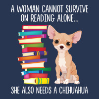 Book Reader Chihuahua Dog Mom Books Reading Fan Ladies Denim Jacket | Artistshot