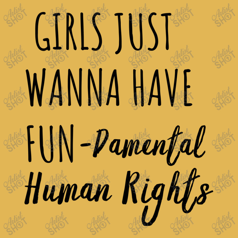 Girls Just Wanna Have Fun Damental Human Rights Vintage Hoodie And Short Set by Sutra Lotus Co | Artistshot