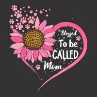 Blessed To Be Called Mom Happy Mothers T  Shirt Sunflower Heart Blesse Vintage Hoodie And Short Set | Artistshot