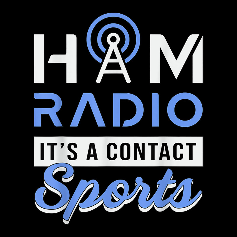 Ham Radio It's A Contact Sports Amateur Operator Ham Radio T Shirt Cropped Hoodie by lorebrend | Artistshot