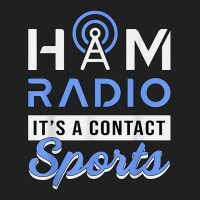 Ham Radio It's A Contact Sports Amateur Operator Ham Radio T Shirt Ladies Polo Shirt | Artistshot