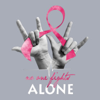 Breast Cancer No One Fights Alone Signs Language Cancer Survivor Aware Tank Dress | Artistshot