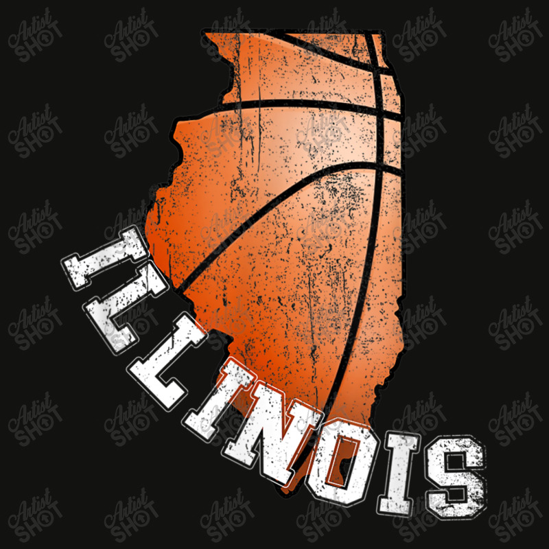 Illinois Is The Fight Illini State. Illinois Il Basketball Scorecard Crop Tee by new121 | Artistshot