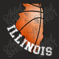 Illinois Is The Fight Illini State. Illinois Il Basketball Ladies Fitted T-shirt | Artistshot