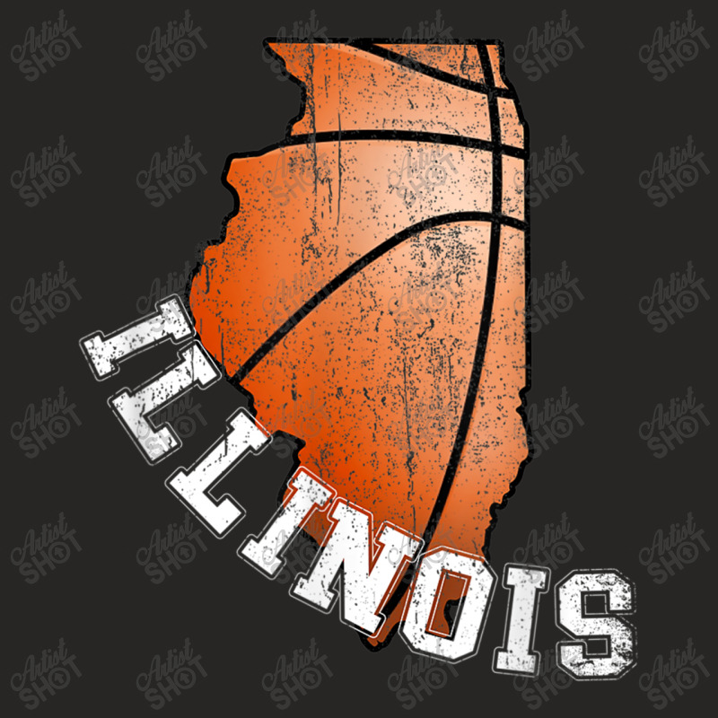 Illinois Is The Fight Illini State. Illinois Il Basketball Ladies Fitted T-Shirt by new121 | Artistshot