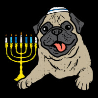 Pug Lover Dog Jewish Pug Dog Menorah Hanukkah Pajamas Chanukah Pjs 6 P Men's Long Sleeve Pajama Set | Artistshot