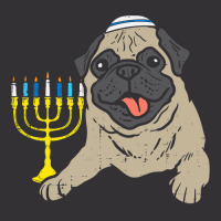 Pug Lover Dog Jewish Pug Dog Menorah Hanukkah Pajamas Chanukah Pjs 6 P Vintage Short | Artistshot