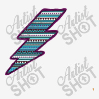 Purple Border Aztec Pattern Lightning Scorecard Crop Tee | Artistshot