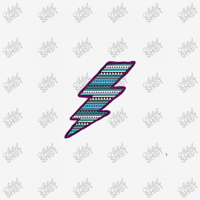 Purple Border Aztec Pattern Lightning Scorecard Crop Tee by Bettercallsaul | Artistshot