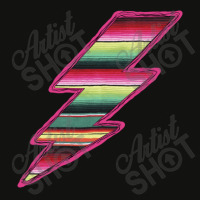 Pink Serape Lightning Scorecard Crop Tee | Artistshot