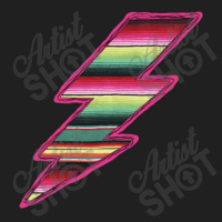 Pink Serape Lightning Ladies Polo Shirt | Artistshot