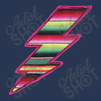 Pink Serape Lightning Ladies Denim Jacket | Artistshot