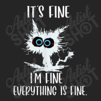 It's Fine I'm Fine Everything Is Fine Funny Cat Teacher Unisex Hoodie | Artistshot