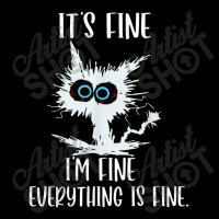 It's Fine I'm Fine Everything Is Fine Funny Cat Teacher Unisex Jogger | Artistshot