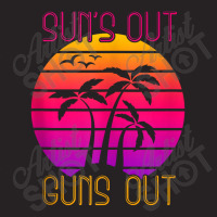 Suns Out Guns Out Palm Beach 1980s Fashion 80s Vintage Retro Tank Top Vintage Cap | Artistshot