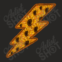 Sunflower Lightning Ladies Fitted T-shirt | Artistshot