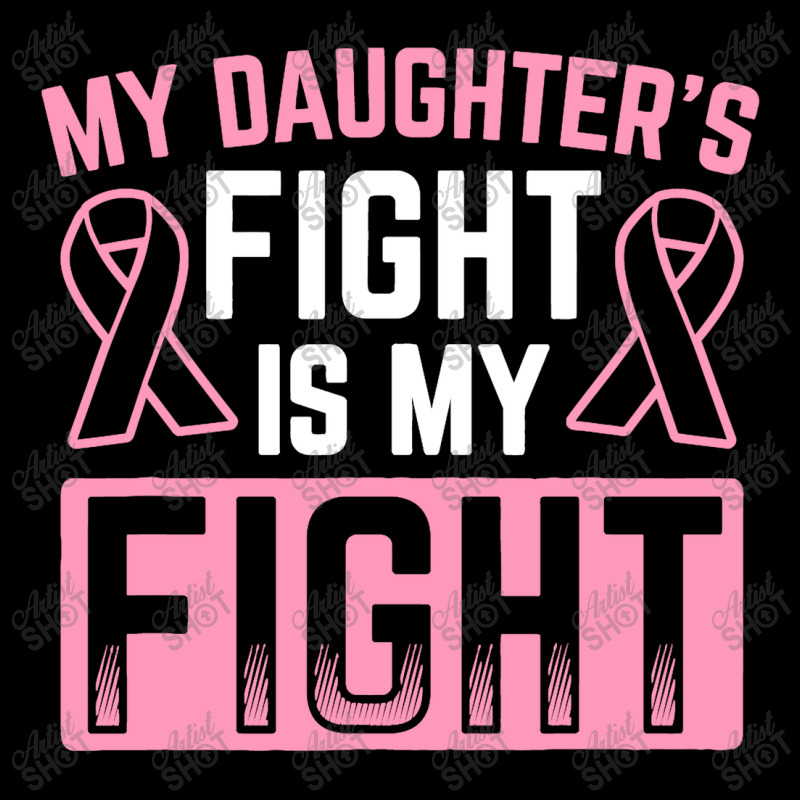 My Daughter's Fight Is My Fight Maternity Scoop Neck T-shirt by cagurdenny | Artistshot