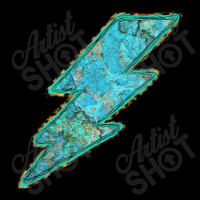 Turquoise Lightning Cropped Sweater | Artistshot