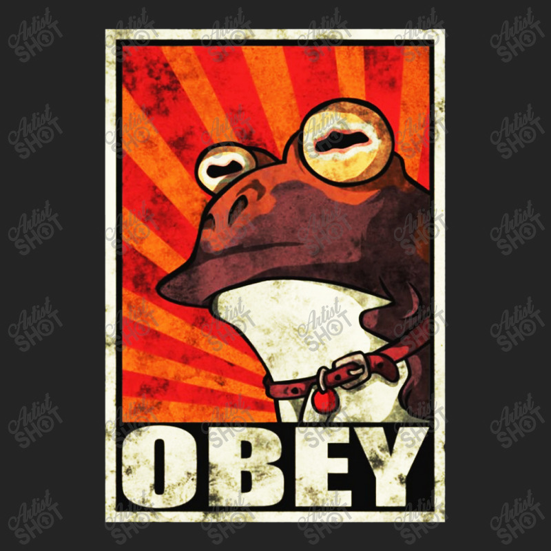 Obey The Hypnotoad 3/4 Sleeve Shirt | Artistshot