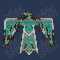 Cowhide Aztec Thunderbird Men Denim Jacket | Artistshot