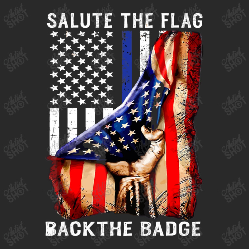 Salute The Flag Back The Badge Printed hat by cagurdenny | Artistshot