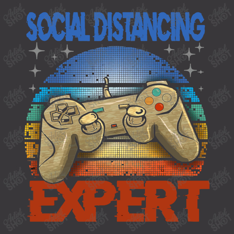 Social Distancing Expert Gaming Ladies Curvy T-Shirt by cagurdenny | Artistshot